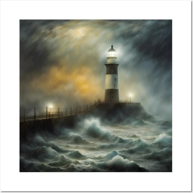 A Lonely Lighthouse Wall Art by Lyvershop